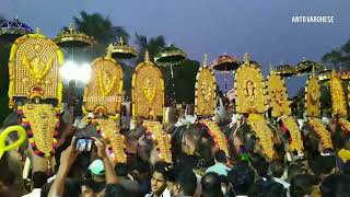 Parappukkavu Pooram 2022 പറപ്പൂക്കാവ് പൂരം 2022 എഴുന്നള്ളിപ്പ് തിടമ്പേറ്റിയ ഗജവീരന്മാർ.കേച്ചേരി പൂരം