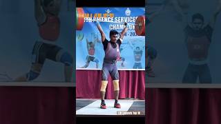 ## (Clean \u0026 Jerk 147 kg) 13TH DEFENCE SERVICES GAMES 2024-25 M- 61 kg 🥇🏋️😍