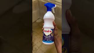 உங்க பாத்ரூம்'ல இனி வெள்ளை உப்பு கரை இருக்காது | Fressho Tiles and Bathroom Cleaner