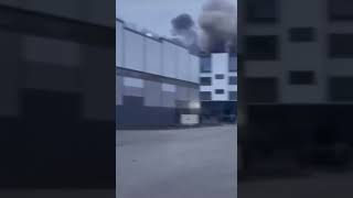 UKRAINE: Ivano-Frankivsk airport being bombed by the Russian army