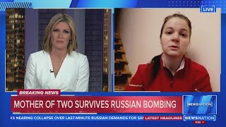 Ukrainian family narrowly escapes Russian bombardment | Prime