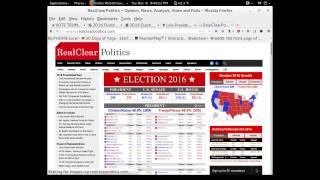 RCP election night 2016