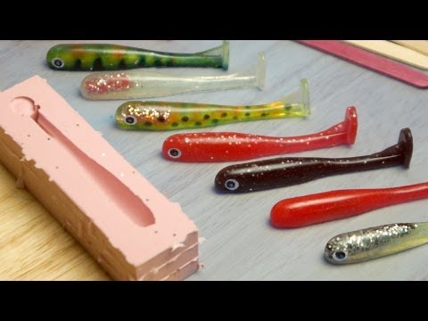 Making Paddle Tail Soft Plastic Fishing Lures Making Paddle Tail Soft Plastic Fishing Lures