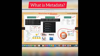 what is metadata . #Data #pyspark #differentTypesofdata #metadata #semistructureddata