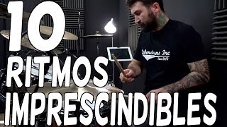 10 RITMOS IMPRESCINDIBLES para batería