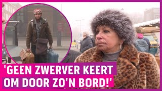 Rotterdam wil zwervers wegjagen met bord: 'Niet zwerven!'