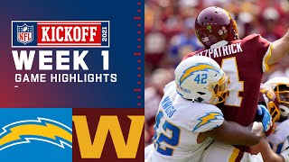 Chargers vs. Washington Football Team Week 1 Highlights | NFL 2021