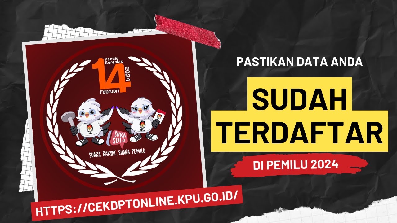 TUTORIAL CEK DPT ONLINE PEMILU 2024 - YouTube