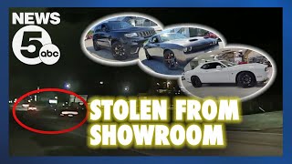 3 high-end cars worth $218,000 stolen from showroom floor