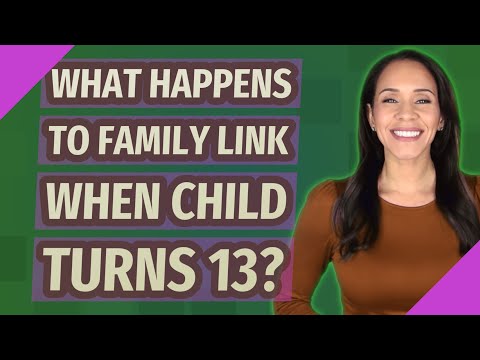 ¿Qué sucede con Family Link cuando el niño cumple 13 años?