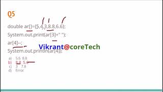 ICSE Term II Java Arrays MCQ Set 1