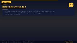 Build the Classic Snake Game in Python — Step by Step Tutorial
