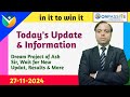 Today's update & Information Dream Project of Ash sir, Wait for New Update & Result #ONPASSIVE #ash