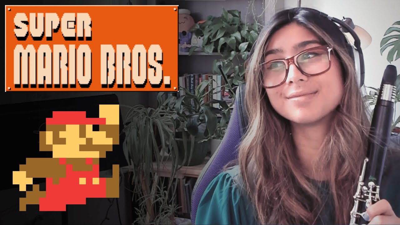 Super Mario Brothers Theme Clarinet Cover Youtube Music
