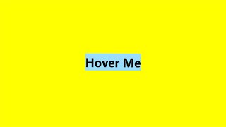 Hover Me HTML CSS | | Kaddu Code
