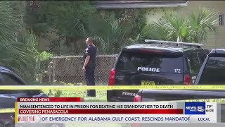 Pensacola man sentenced to life in prison for murdering grandfather in 2019