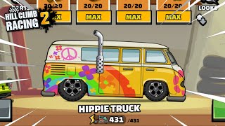 Hill Climb Racing 2 - Epic HIPPIE TRUCK😍 (Gameplay)