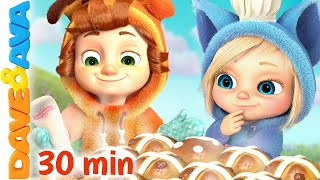 😊 Hot Cross Buns,  Pin Pon and More Nursery Rhymes & Baby Songs | Kids Songs by Dave and Ava 😊