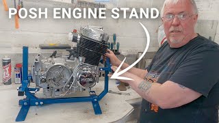 Best Modular Motorcycle Engine Stand Review | Honda CB750 Motor | Cafe Racer Project | 05