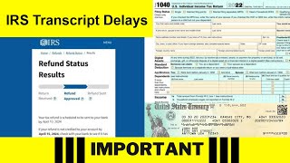 IRS How to Fix Refund Delay with Account Transcript Codes 570 971