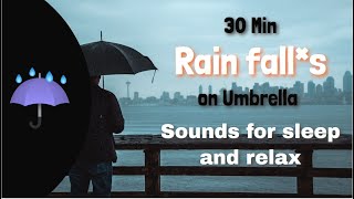 Sleep Instantly with Rain Under Umbrella Relaxing Sounds