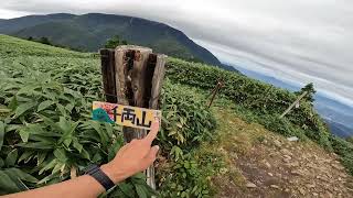 １座目、恵那山で遭難しかけて咽び泣き