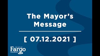 The Mayor's Message - 07.12.2021