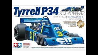 Tamiya Tyrrell P34 Six Wheeler Unboxing for StevoD 313 Buildoff 5!!