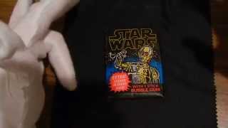 Star Wars Series 1 1977 wax pack Opened Enjoy !!