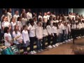 Anne Frank Glee club singing roots by imagine dragons