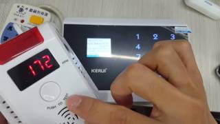 Kerui 8218G  how to add gas detector- GD13