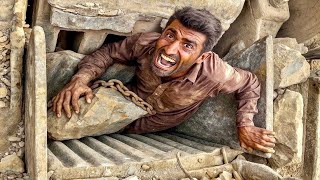Blood, Sweat & Stone: How Rock Crusher Workers Push Through Everything!!!#dangerous ☠️👹😱☠️