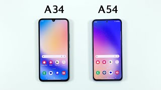 Samsung A34 vs Samsung A54 | Speed Test