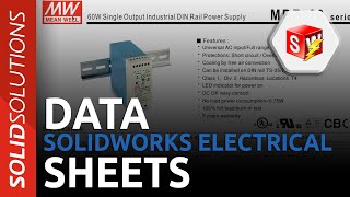 How to Link Data Sheets in SOLIDWORKS Electrical | Beginner SOLIDWORKS Tutorial