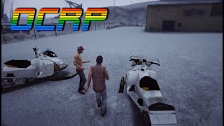 Keith and Clyde on Snowmobiles in GTA RP | OCRP