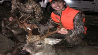 4 Big Bucks Down (Graphic) (Deer Drives)