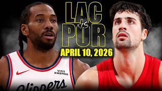 Los Angeles Clippers vs Portland Trail Blazers Full Game Highlights – April 10, 2026 | NBA Season