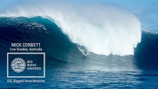 Mick Corbett at Cow Bombie - 2015 XXL Biggest Wave Nominee - WSL Big Wave Awards