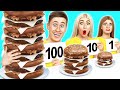 تحدي 100 طبقة من الطعام! #16 Multi DO Challenge