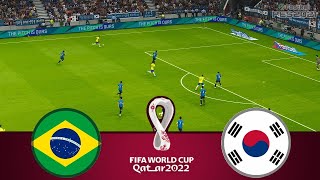 BRAZIL VS SOUTH KOREA - FIFA WORLD CUP 2022- FIFA 23 GAMEPLAY