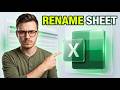 How To Rename Sheet In Excel [2026 Guide]