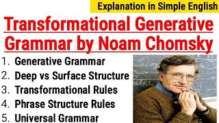 Transformational Generative Grammar by Noam Chomsky