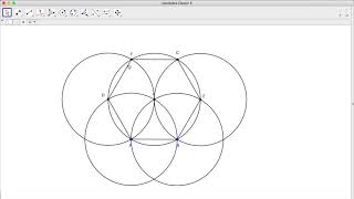 MTHE 3070 Constructions Hexagon given side Geogebra