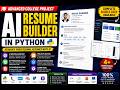 Create an AI Resume Builder from Scratch | Python + Flask