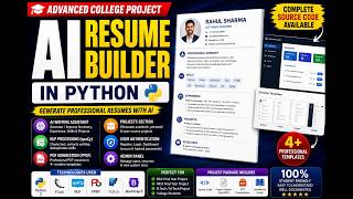 Create an AI Resume Builder from Scratch | Python + Flask