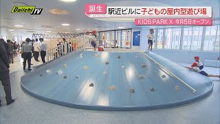 【誕生】静岡駅前のビルに　屋内型遊び場が11月5日オープン