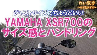 XSR700のサイズ感とハンドリングがいい！「れい散歩」