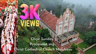 Choir Sunday : Procession sng : Christ Cathedral Church Melukavu