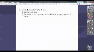 Perpendicular Bisectors of Triangles - Section 5.2