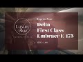 Delta Embraer E-175 First Class • Express Tour • GEG-LAX